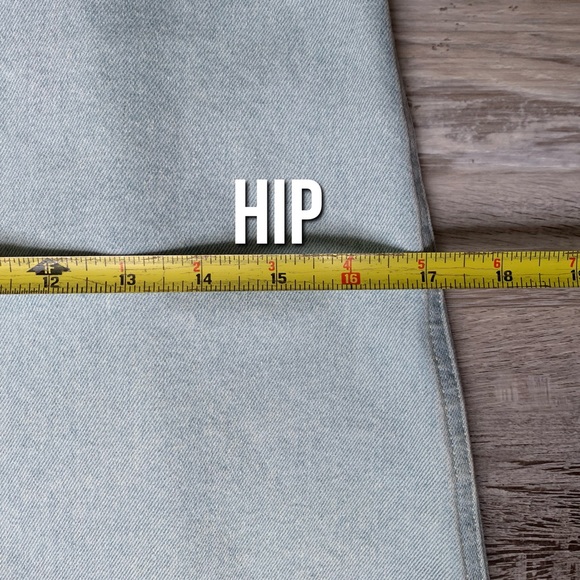 American Apparel : light denim button down skirt - Picture 9 of 10